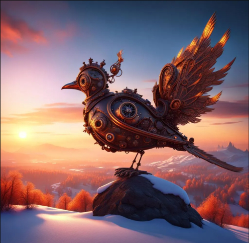 Steampunk Bird