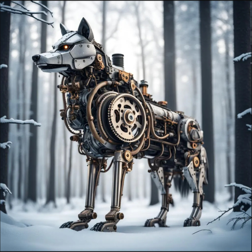 Steampunk Wolf