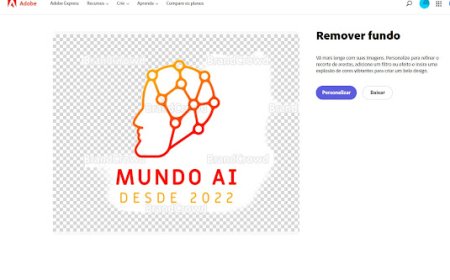 Removedor de fundos com a Adobe X Removedor AI