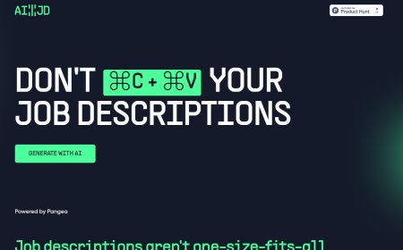 AI:JD - Effortlessly Create Custom Job Descriptions in Under 90 Seconds