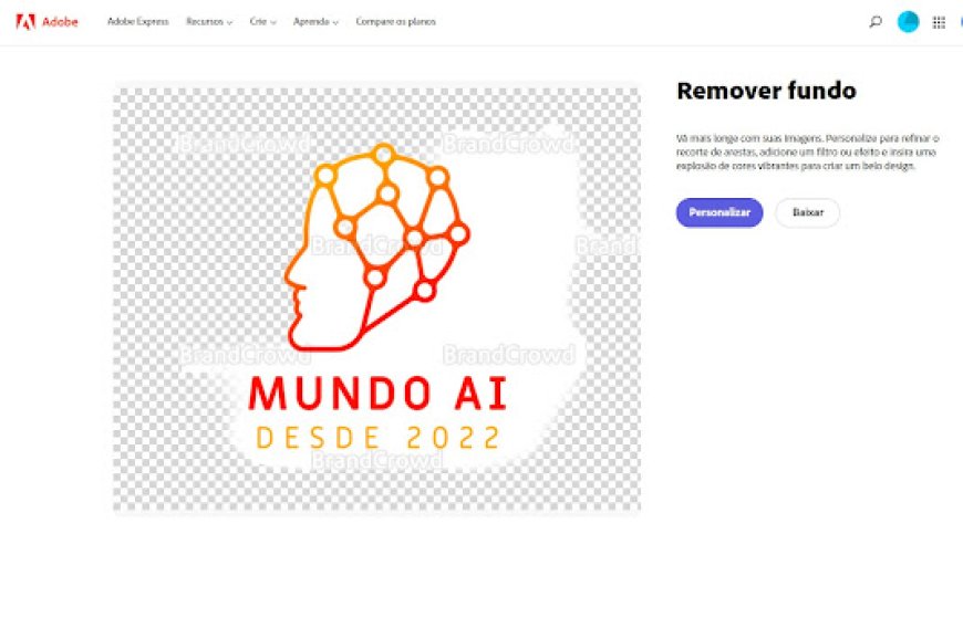 Removedor de fundos com a Adobe X Removedor AI