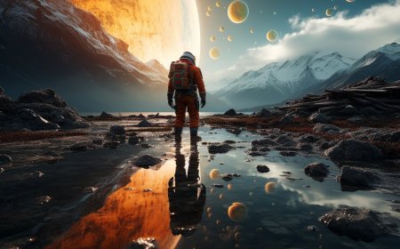 cinematic wide angled photo