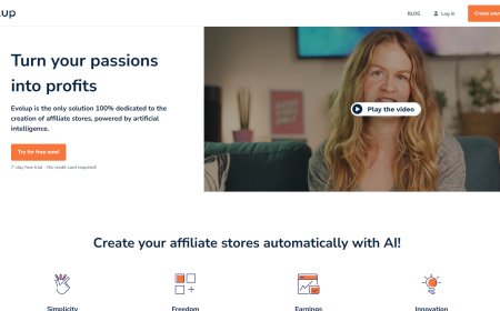 Evolup: Ferramenta Potenciada por IA para a Criação e Otimização Simples de Lojas de Afiliados