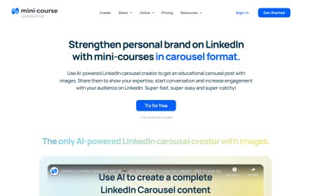 minicoursegenerator, personal brand, LinkedIn, mini-courses, carousel format, Artificial Intelligence, educational posts, engagement, audience