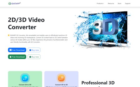 iDATAPP 3D Converter: A Ferramenta Definitiva para Transformar os Seus Vídeos
