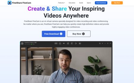 Finecam: Uma Câmara Virtual com IA que Aprimora as suas Gravações e Videoconferências