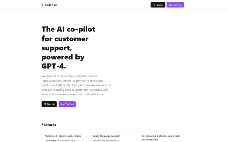 Caden AI: The AI Co-Pilot for Customer Support Representatives