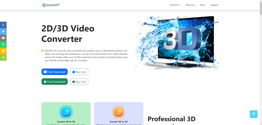 iDATAPP 3D Converter: A Ferramenta Definitiva para Transformar os Seus Vídeos