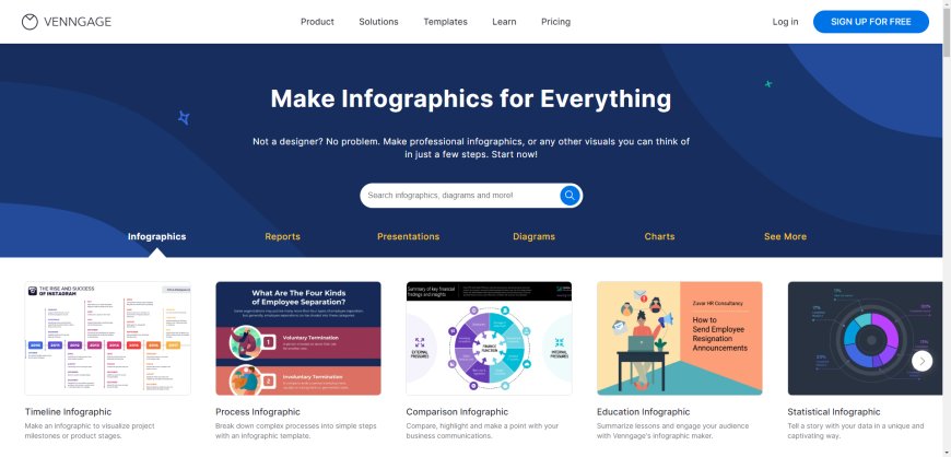 Venngage - Create Infographics for Everything: Professional Infographics at Your Fingertips