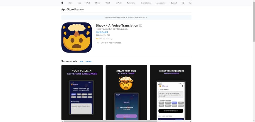 Shook: This App Lets You Clone Your Voice, Translate Messages Instantly!