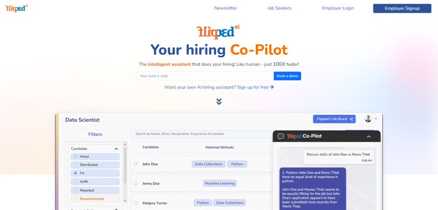 Flipped.ai: A Tool to Simplify Hiring. Hire Like a Human — Just 100X Faster