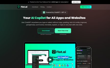 Float AI - O Seu Copiloto de IA para Todas as Aplicações e Websites