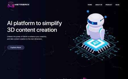 Metabrixlab - An AI Platform to Simplify 3D Content Creation
