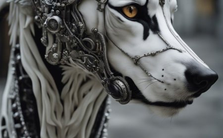 Borzoi by H.R. Giger