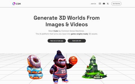 Create 3D Worlds from Images and Videos with Common Sense Machines' Cube