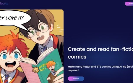 Fantoons: Crie os seus Próprios Personagens e Designs de Banda Desenhada Gerados por IA