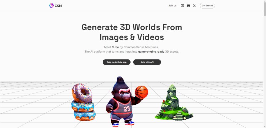 Crie Mundos 3D a Partir de Imagens e Vídeos com o Cube da Common Sense Machines