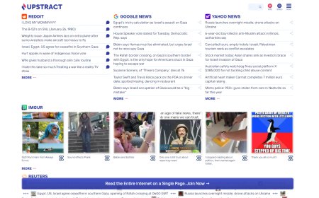 Upstract: Know the Entire Internet Trends on a Single Page