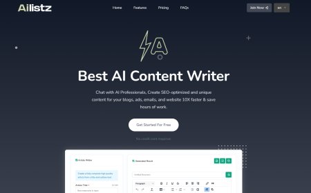 AILISTZ - O Melhor Escritor de Conteúdo de IA