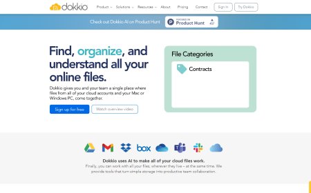 Dokkio - Encontre, Organize e Compreenda Todos os seus Ficheiros Online