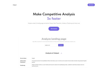IAskpot - Torne a Análise Competitiva 5 Vezes Mais Rápida