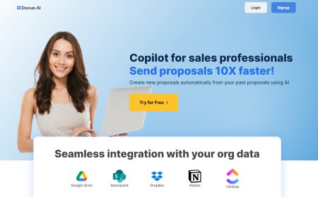 Docue AI: Copiloto para Profissionais de Vendas. Crie novas propostas automaticamente a partir das suas propostas anteriores usando IA.