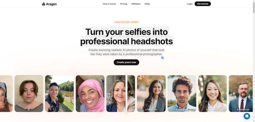 Aragon - Turn your selfies into professional headshots