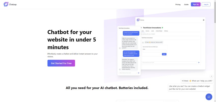 ChatZap - O Chatbot para o Seu Website em Menos de 5 Minutos