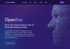 OpenRep AI: Enhance Your Online Presence with AI-Generated Tailored Content
