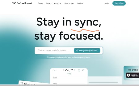 BeforeSunset - Planeie o Seu Dia com IA, Antes do Pôr do Sol
