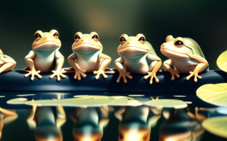 Colonia de Sapos (gerado por moonvalley)