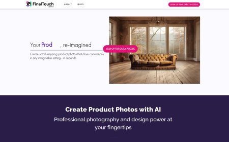 FinalTouch - Create Product Photos with AI