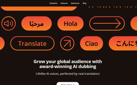 Software impulsionado por IA para tradução e localização de vídeos com dobragens de alta qualidade.