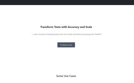 Chunker AI: Transforma Texto com Precisão e Escala