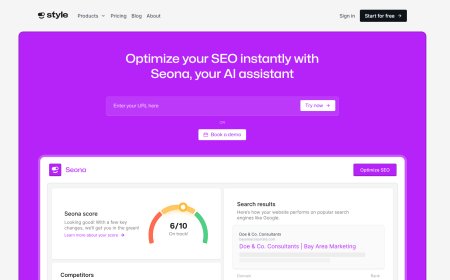 Seona pela UseStyle AI: Otimize o seu SEO Instantaneamente com Seona, o Seu Assistente de IA