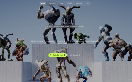 Meshy AI: Capacita Criadores de Conteúdo a Transformar Texto e Imagens em Ativos 3D Cativantes em Menos de Um Minuto