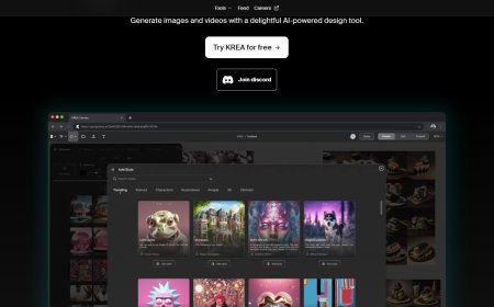 Krea AI: Crie Imagens e Vídeos com uma Ferramenta de Design Impulsionada por IA