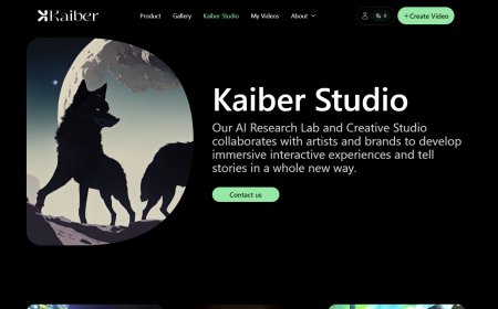 Kaiber Studio AI: Explorando Novos Horizontes na Criação de Experiências Interativas