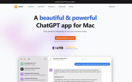Bolt AI: Uma Aplicação Poderosa e Esteticamente Atraente do ChatGPT para Mac