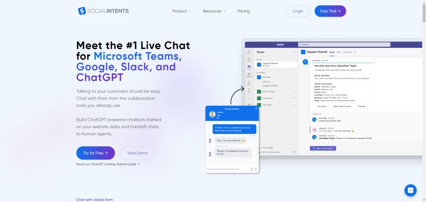 SocialIntents - The Number 1 in Live Chat Assistants