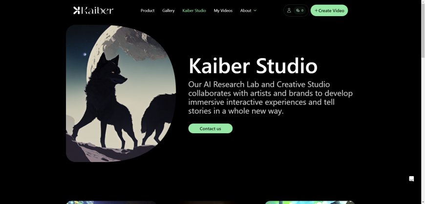 Kaiber Studio AI: Explorando Novos Horizontes na Criação de Experiências Interativas