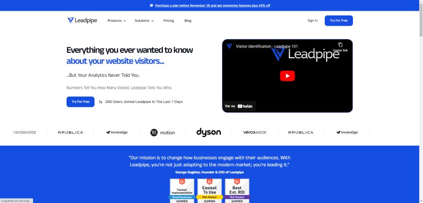 Leadpipe: Everything You Need to Know About Your Website’s Visitors