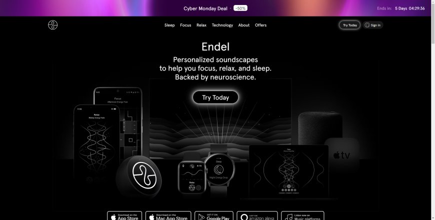 Endel: Personalizing Soundscapes with AI to Optimize Your Sleep