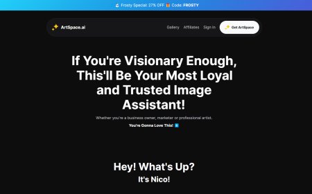 ArtSpace AI - O Assistente de Imagem Mais Leal e Confiável para Visionários!