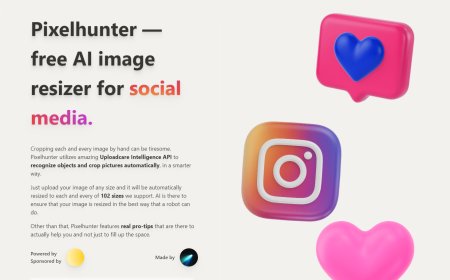 Pixelhunter - Redimensionamento de Imagens com IA para Redes Sociais sem Custos