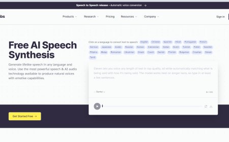 Elevenlabs - Síntese de Voz com IA Gratuita