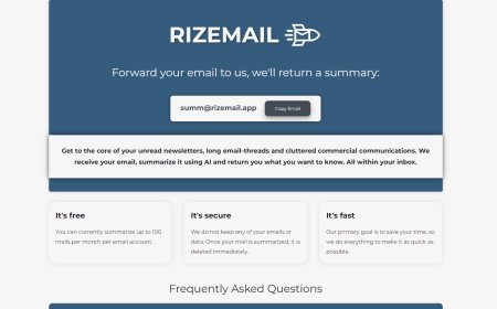 RizeMail: Simplificando a Gestão de Email com Inteligência Artificial
