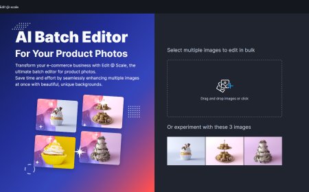 EditAtScale AI - Editor em Lote de IA para Fotos de Produto