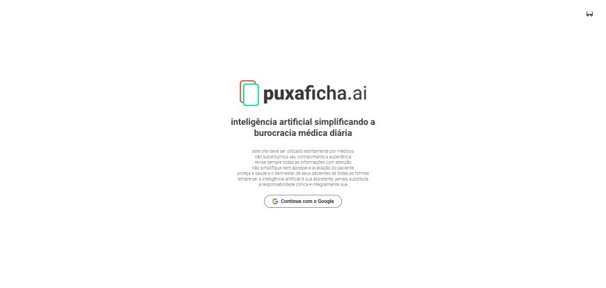 Puxaficha AI - Simplificando a Burocracia Médica Diária com Inteligência Artificial