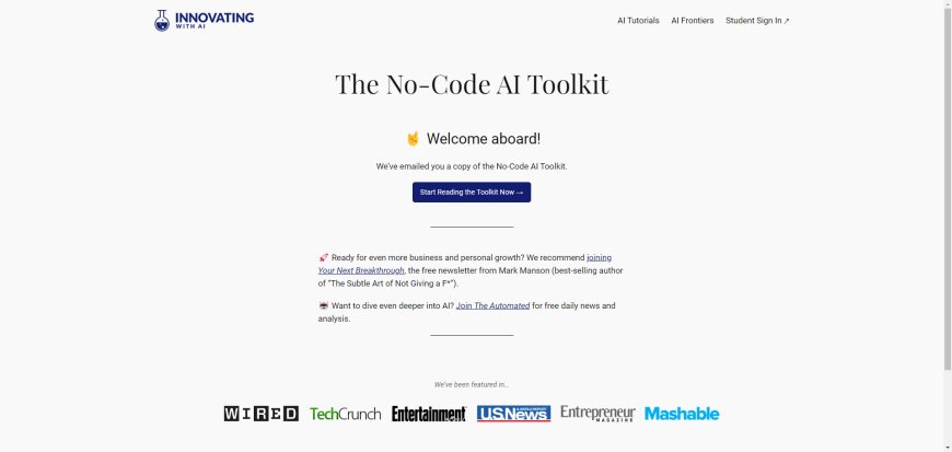 Innovating with AI: Unleashing Productivity with Their No-Code Free AI Toolkit